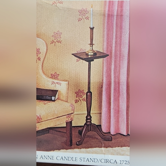 The House of Miniatures - Queen Anne Candle Stand Circa 1725-1760 - #40013Vint - Picture 2 of 8